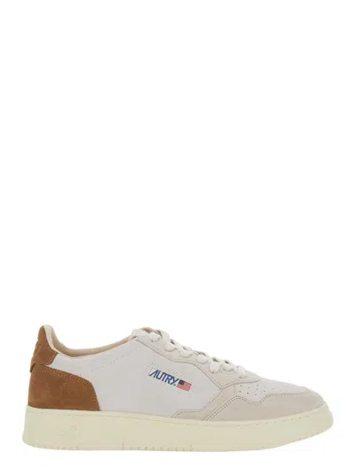 Autry Medialist Suede Tricolor In Sand