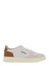 Autry Classic Low-top Sneakers With Perforated Detailing In Neutral