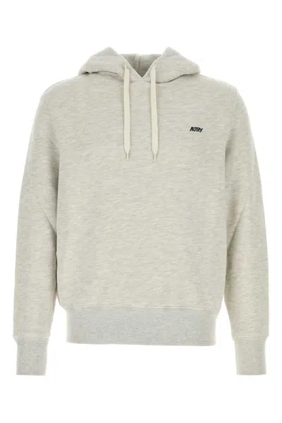 Autry Classic Pullover Sweatshirt For Men In Neutral