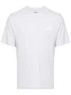 Autry Mélange-effect T-shirt In Grey