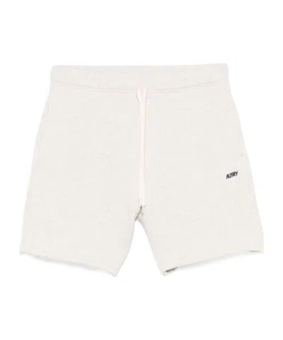AUTRY AUTRY LOGO EMBROIDERED SHORTS
