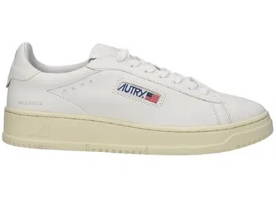 Pre-owned Autry Men's  Dallas Sneakers In White/goat