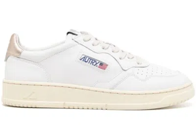 Pre-owned Autry Men's  Medalist Sneakers In White/gold