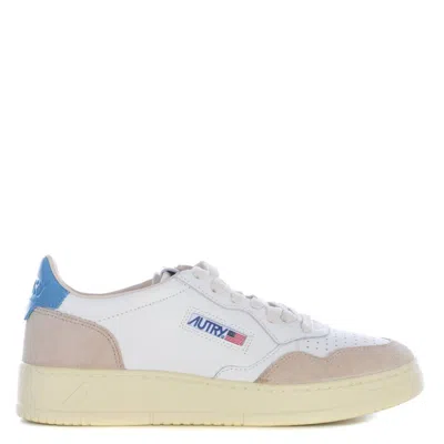 Autry Men's Blue Medalist Low-top Sneaker