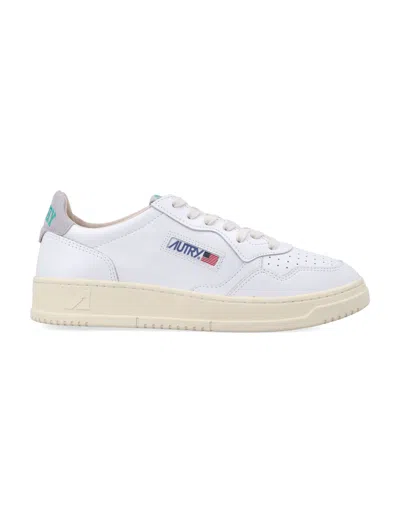 Autry Low-top Sneakers With Perforated Detailing In White