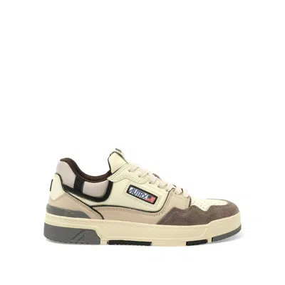 Autry Men's Clc Low Sneakers In Suede/black/grey