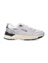 Autry Hyperway Panelled Sneakers In White