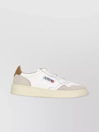 AUTRY MEN'S LEATHER SNEAKERS RAISED SOLE