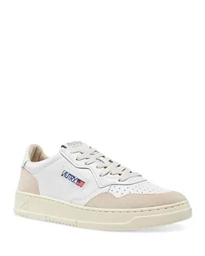 AUTRY MEN'S MEDALIST LEATHER LOW TOP SNEAKERS