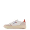 Autry Men's Medalist Leather Lowtop Sneakers In White