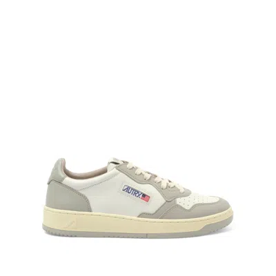 AUTRY MEN'S MEDALIST LOW BICOLOUR SNEAKERS