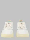 Autry Medalist Low White Suede Accents Cow Leather Sneakers In Multi