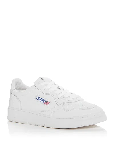 Autry Men's Medalist Low Top Sneakers In White