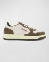 Autry Men's Medalist Suede Low-top Basketball Sneakers In Blackboard