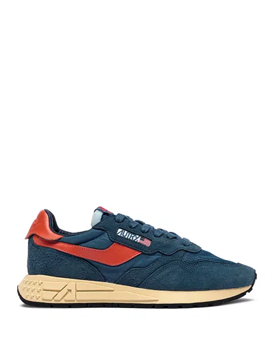 Autry Men's Reelwind Low Man Lace Up Sneakers In Multi