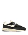 Autry Men's Reelwind Low Top Sneakers In Black