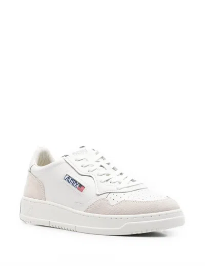 Autry Casual Perforated Leather Sneakers For Men In Animal Print
