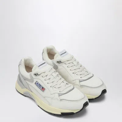 Autry Men's Sneakers Hyperway In Mesh And And Suede In White