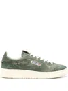 Autry Dallas Leather Sneakers In Verde