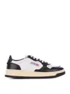 Autry Medalist Low Sneakers With Classic Silhouette And Perforated Detailing In White