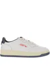 Autry X Maison Kitsune Medalist Low Top Sneakers In White