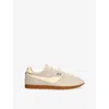 Autry 'windspin Low' Beige Sneaker With Logo On The Side And On The Heel In Suede Man In Neutral