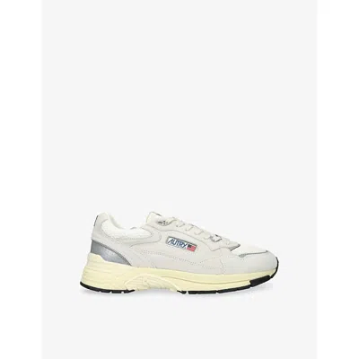 AUTRY MENS HYPERWAY SUEDE AND MESH TRAINERS BEIGE EUR 45 / 11 UK