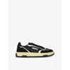 Autry Wildpace Nubuck And Rubber-trimmed Suede And Mesh Sneakers In Black