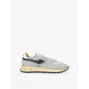 Autry Gray Suede And Nylon Reelwind Low Sneakers And Space In Grey/other
