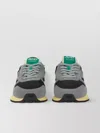 Autry Mesh And Suede Sneakers With Rubber Sole In Gray