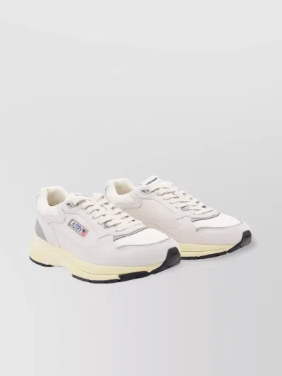Autry Mesh Panel Low Top Sneakers In Gray
