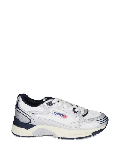 Autry Low Top Sneakers Mesh Panels Rubber Sole In Multi