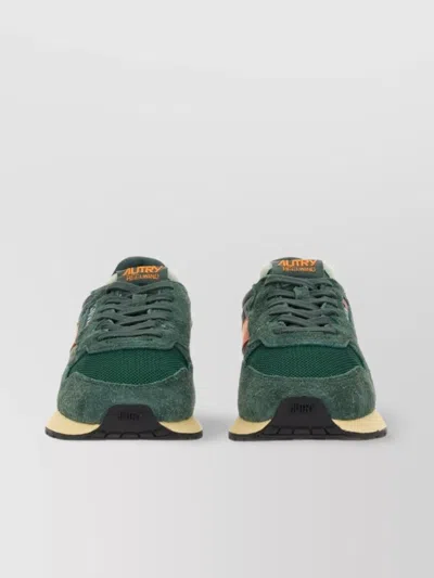 AUTRY MESH UPPER SNEAKER SUEDE PANELS