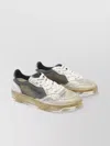 Autry Metallic Leather Low Top Sneakers