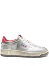 Autry Super Vintage Low Sneaker In Silver