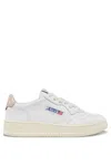 Autry Medalist Aulw Ll26 Sneakers Woman Whire And Pink In Multi