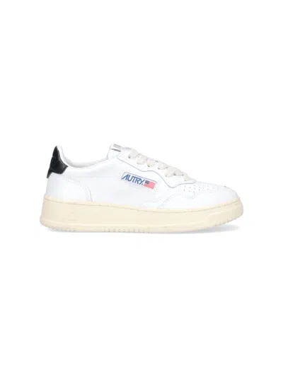 Autry Mini Medalist Low Sneakers For Women In White
