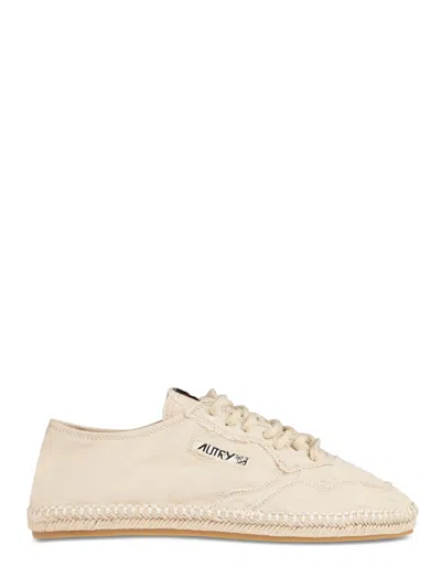 Autry Minimalist Lace-up Flat Shoes With Braided Detail In Multi