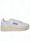 Autry Minimalist Low-top Sneakers With Smooth Leather Uppers In White