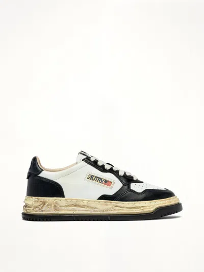Autry Mmy Super Vintage Low Sneaker In Black