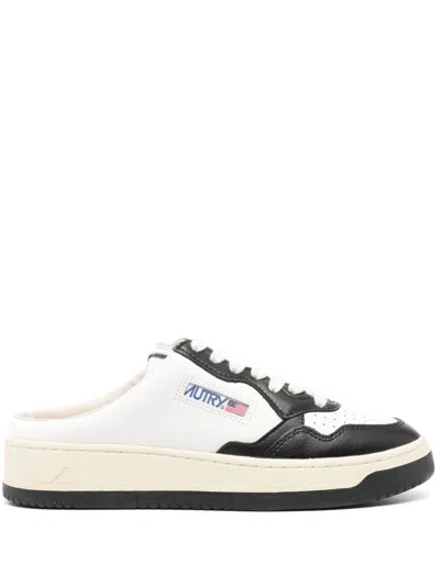 AUTRY AUTRY MULE LOW LEATHER SNEAKERS