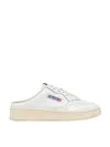 AUTRY MULE LOW SNEAKERS IN WHITE LEATHER