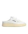 Autry Mule Low Wom Leat/leat Wht/wht In White