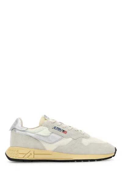 Autry Multicolor Fabric And Suede Reelwind Sneakers In Mu01