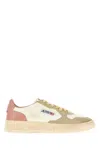 Autry Leather Supvint Sneakers Rubber Sole In Multi