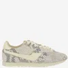 Autry White Grey Windspin Python Sneakers In Neutral