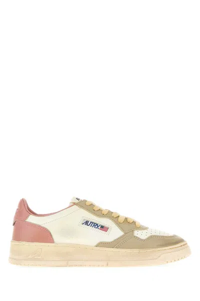 AUTRY MULTICOLOR LEATHER SUPVINT SNEAKERS