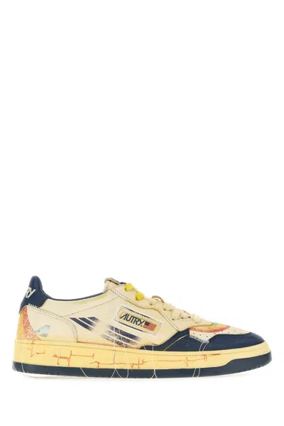 Autry Multicolor Leather Supvint Sneakers