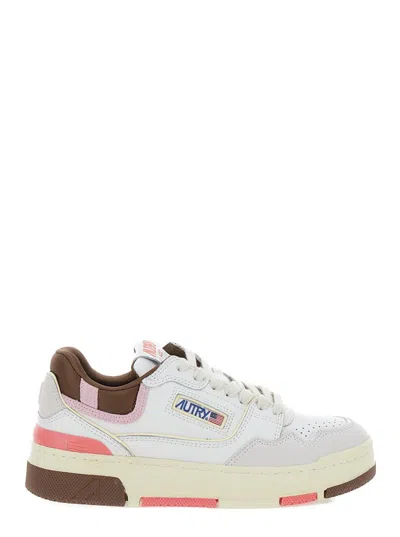 Autry Multicolor Low Top Sneakers With Logo Patch