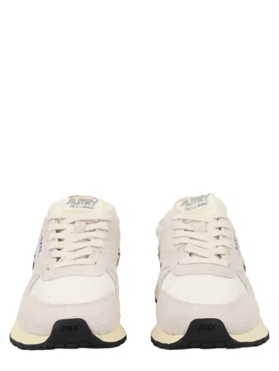 Autry Multicolour Textured Suede Leopard Sneakers